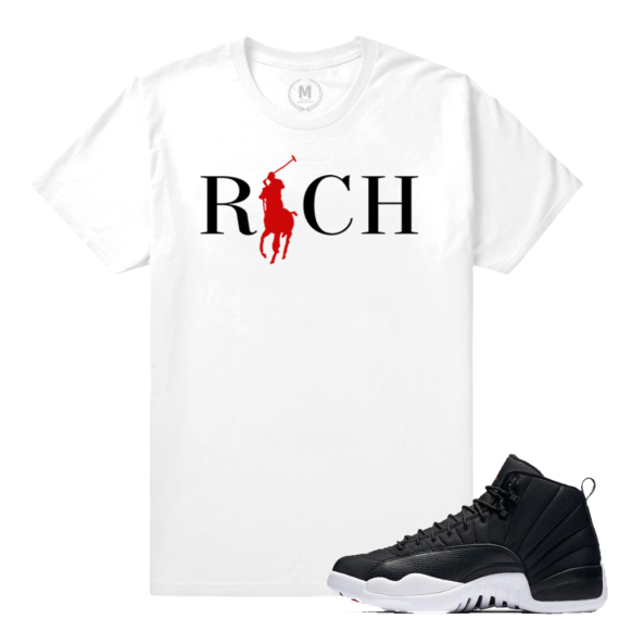 Match Neoprene 12s Jordan Retro | Country Club Rich | White T shirt