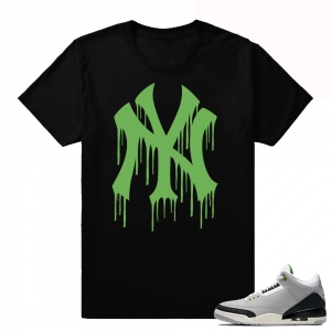 Match Jordan 3 Chlorophyll | NY Drip | Black shirt