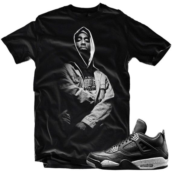 Oreo 4s matching sneaker tees shirts |Bishop sneaker Tee Black | Streetwear Online