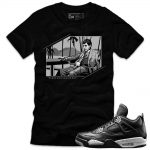 Oreo 4s matching sneaker tees shirts |Scarface Every Dog Sneaker Tee Black | Streetwear Online