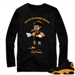 Melo 13s | Sneakerhead Pinocchio | Black Long Sleeve shirt