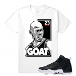 Match Neoprene 12s Jordan Retro | Goat Staredown | White T shirt