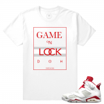 Match Jordan 6 Alternate | Game on Lock Doh | White T shirt