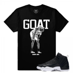 Match Neoprene 12s Jordan Retro | Goat | Black T shirt