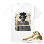 Match Jordan 6 Pinnacle | Basquiat | White T shirt