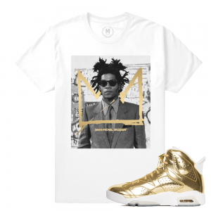 Match Jordan 6 Pinnacle | Basquiat | White T shirt