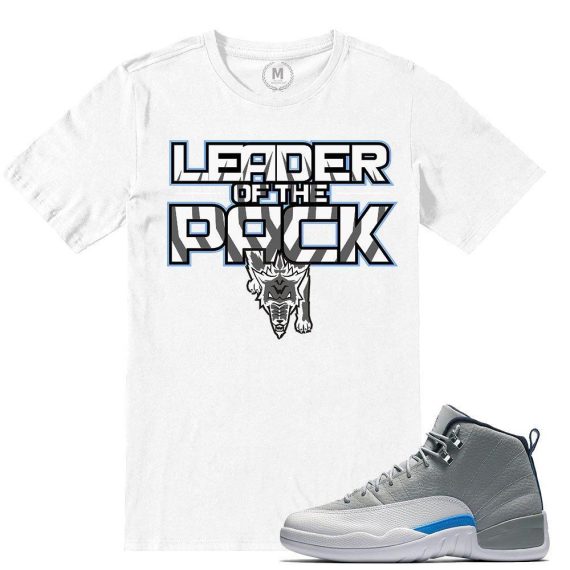 Match Wolf Grey 12 Jordan Retros | Leader | White T shirt