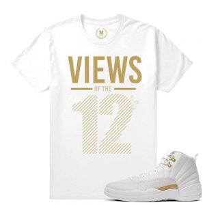 Match OVO 12 Jordan Retro| Views of the 12s | White T shirt