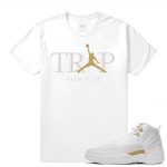 Match OVO 12 Jordan Retro| Trap Jumpin | White T shirt