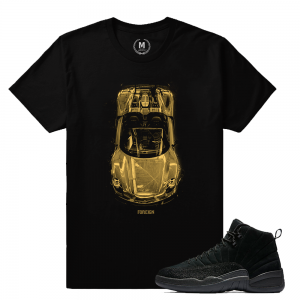 Match Jordan OVO 12 Black | Foreign | Black T shirt