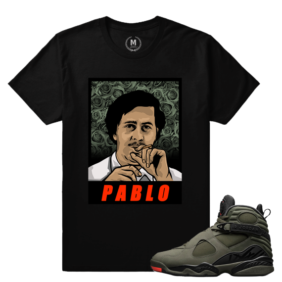 Match Jordan 8 Take Flight | Feel Like Pablo | Black T shirt