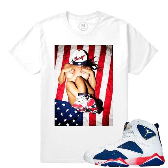 Match Jordan 7 Tinker Alternate | Sexy 7s | White T shirt