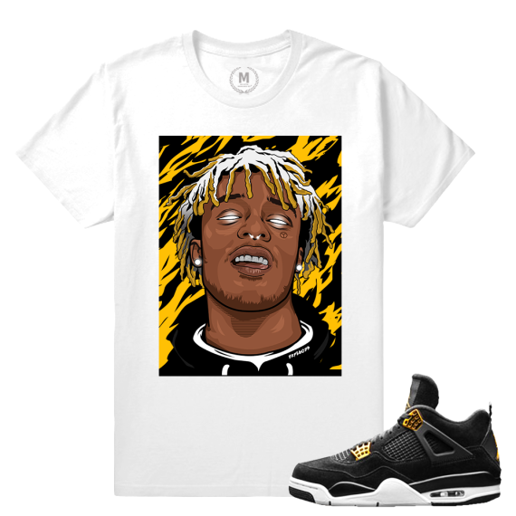 Match Jordan 4 Royalty | Uzi Vert | White T shirt