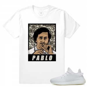 Match Yeezy Boost 350 V2 Cream White | I feel Like Pablo | White T shirt