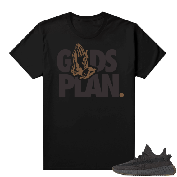 Match Yeezy shirt Cinder 350 V2 - Black - Gods Plan