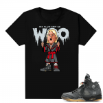 Off white 5s Jordan shirt - black - Ric Flair Drip