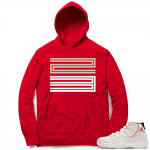 Air Jordan 11 Platinum Tint 23 Hoodie | Red Hoodie