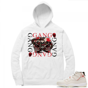 Jordan 11 | Gang Gang | White Hoodie