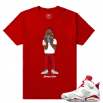 Match Jordan 6 Alternate | Lil Yachty x Sixes | Red T shirt