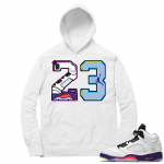 Bel Air 5s Sneaker Hoodie - White - 23