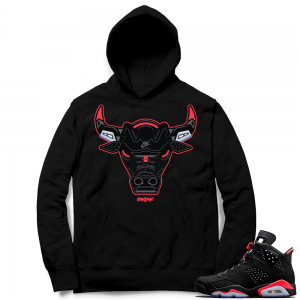 Infrared 6s Black | Rare Air Bull | Black Hoodie