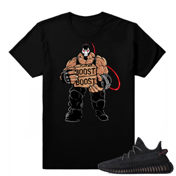 Yeezy Boost 350 V2 Black | Bane Boost Cop | Black Shirt