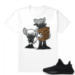 Yeezy Boost 350 V2 Black | Sneaker Heist | White Shirt