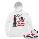 Carmine 6 Hoodie - White Almost Got EM