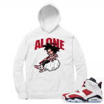 Carmine 6 Hoodie - White Alone