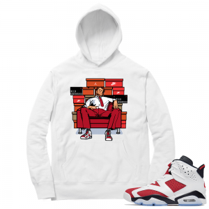 Carmine 6 Hoodie - White Bundy Got EM