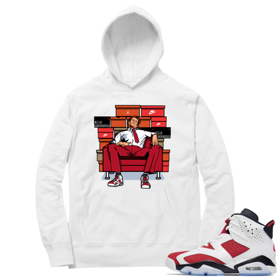 Carmine 6 Hoodie - White Bundy Got EM