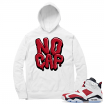 Carmine 6 Hoodie - White No Cap