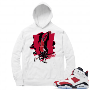 Carmine 6 Hoodie - White Carmine VI