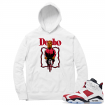 Carmine 6 Hoodie - White Debo Bike