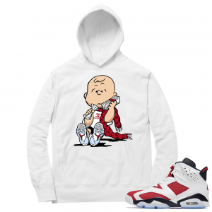 Carmine 6 Hoodie - White Designer Charlie