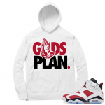 Carmine 6 Hoodie - White Gods Plan