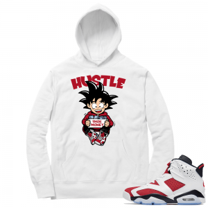 Carmine 6 Hoodie - White Hustle Shoe Money