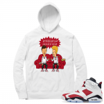 Carmine 6 Hoodie - White Hype Beavis