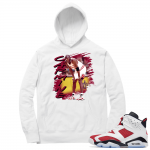 Carmine 6 Hoodie - White In the Carmines