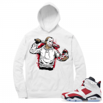 Carmine 6 Hoodie - White Jason Cop