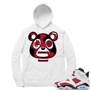 Carmine 6 Hoodie - White Bear