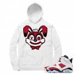 Carmine 6 Hoodie - White  Bunny