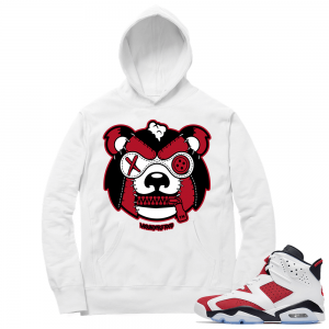 Carmine 6 Hoodie - White  Grizzly