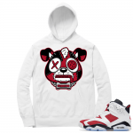 Carmine 6 Hoodie - White Puppy