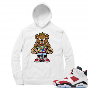 Carmine 6 Hoodie - White Notorious Bear