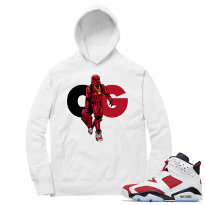 Carmine 6 Hoodie - White OG Trooper