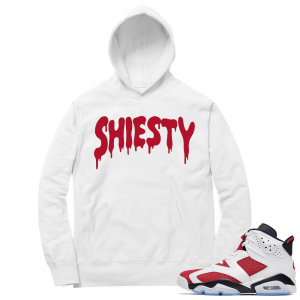 Carmine 6 Hoodie - White Shiesty Drip