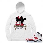 Carmine 6 Hoodie - White Sneaker BAE