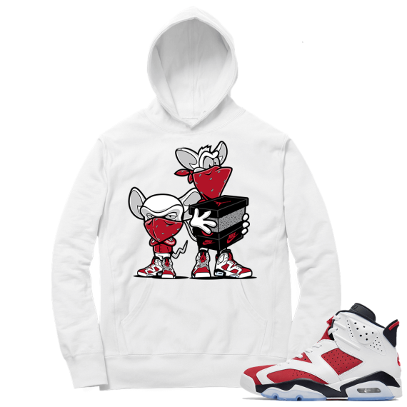 Carmine 6 Hoodie - White Sneaker Heist