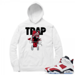 Carmine 6 Hoodie - White Sneaker Trap